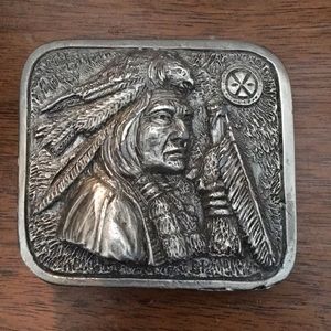 Vintage Native American belt buckle